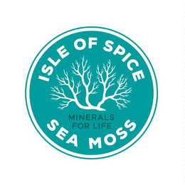 ISLE OF SPICE SEA MOSS MINERALS FOR LIFE trademark