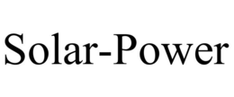 SOLAR-POWER trademark