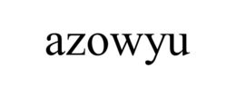 AZOWYU trademark