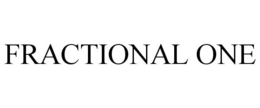 FRACTIONAL ONE trademark