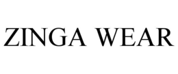ZINGA WEAR trademark