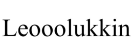 LEOOOLUKKIN trademark