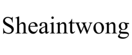 SHEAINTWONG trademark