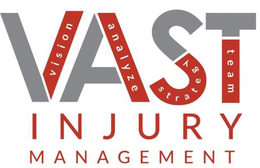 VAST VISION ANALYZE STRATEGY TEAM INJURY MANAGEMENT trademark