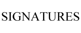 SIGNATURES trademark