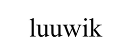 LUUWIK trademark