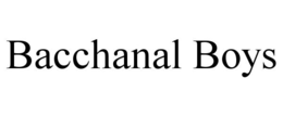 BACCHANAL BOYS trademark