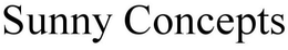 SUNNY CONCEPTS trademark