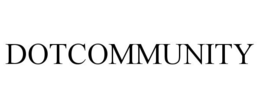 DOTCOMMUNITY trademark
