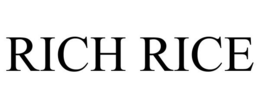 RICH RICE trademark