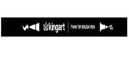 KINGART. TWIN TIP BRUSH PEN trademark