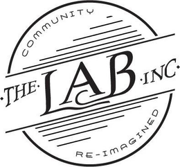THE LAB INC COMMUNITY RE-IMAGINED trademark