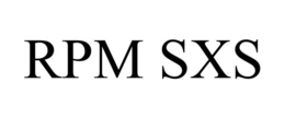 RPM SXS trademark