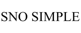 SNO SIMPLE trademark