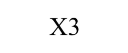 X3 trademark