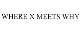 WHERE X MEETS WHY trademark