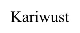 KARIWUST trademark