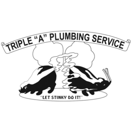TRIPLE "A" PLUMBING SERVICE "LET STINKY DO IT!" trademark