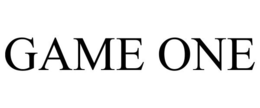 GAME ONE trademark