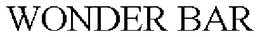 WONDER BAR trademark