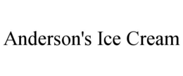 ANDERSON'S ICE CREAM trademark