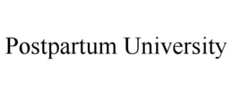POSTPARTUM UNIVERSITY trademark