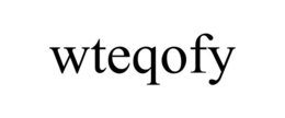 WTEQOFY trademark