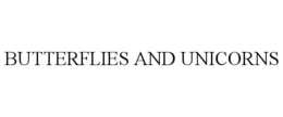 BUTTERFLIES AND UNICORNS trademark