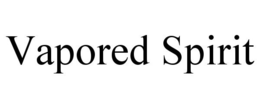 VAPORED SPIRIT trademark