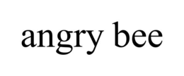 ANGRY BEE trademark