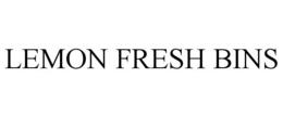 LEMON FRESH BINS trademark