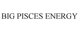 BIG PISCES ENERGY trademark