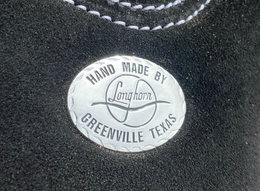 HAND MADE BY LONGHORN GREENVILLE TEXAS trademark