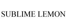 SUBLIME LEMON trademark