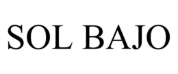 SOL BAJO trademark