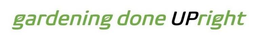 GARDENING DONE UPRIGHT trademark