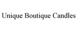 UNIQUE BOUTIQUE CANDLES trademark