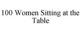 100 WOMEN SITTING AT THE TABLE trademark