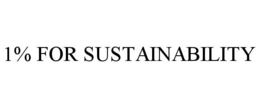 1% FOR SUSTAINABILITY trademark