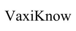 VAXIKNOW trademark