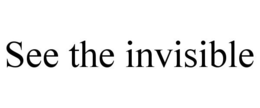 SEE THE INVISIBLE trademark