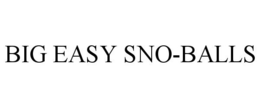 BIG EASY SNO-BALLS trademark