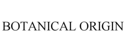 BOTANICAL ORIGIN trademark