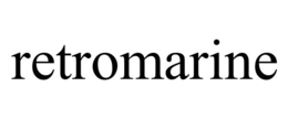 RETROMARINE trademark