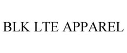 BLK LTE APPAREL trademark