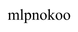 MLPNOKOO trademark