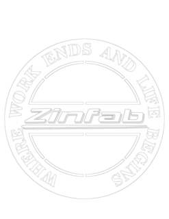 WHERE WORK ENDS AND LIFE BEGINS ZINFAB trademark