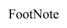 FOOTNOTE trademark