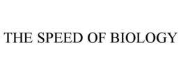 THE SPEED OF BIOLOGY trademark