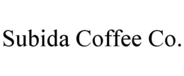 SUBIDA COFFEE CO. trademark